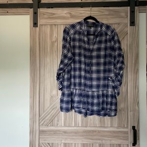 Lane Bryant size 18 flannel tunic